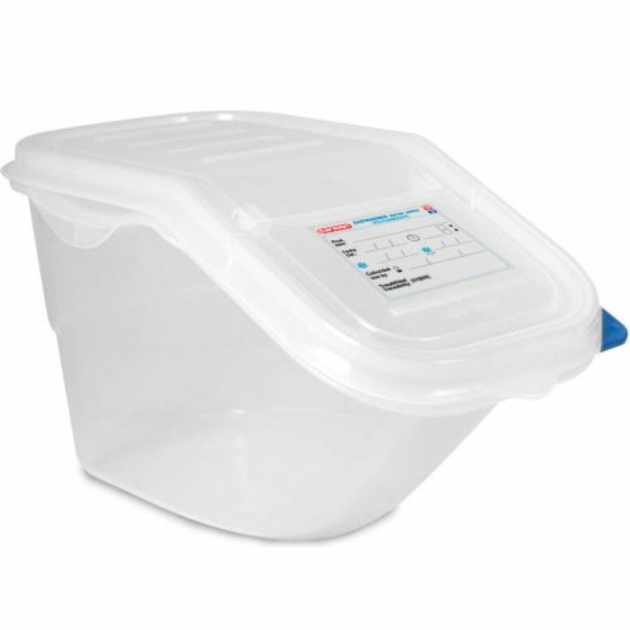 Containers & Organizers * | Araven 09146-Ingredient Bin W/Lid, Polypropylene, 7.3 Qt., Translucnet Pkg Qty 6