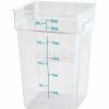 Containers & Organizers * | Winco Pcsc-22C Square Storage Container, 22 Qt, Clear, Polycarbonate Pkg Qty 6