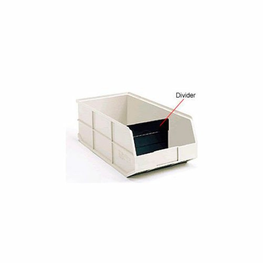 Containers & Organizers * | Akro-Mils Akrobins 1800 Series Black Divider 40358 For 238442 Bin Pack Of 6 Pkg Qty 6