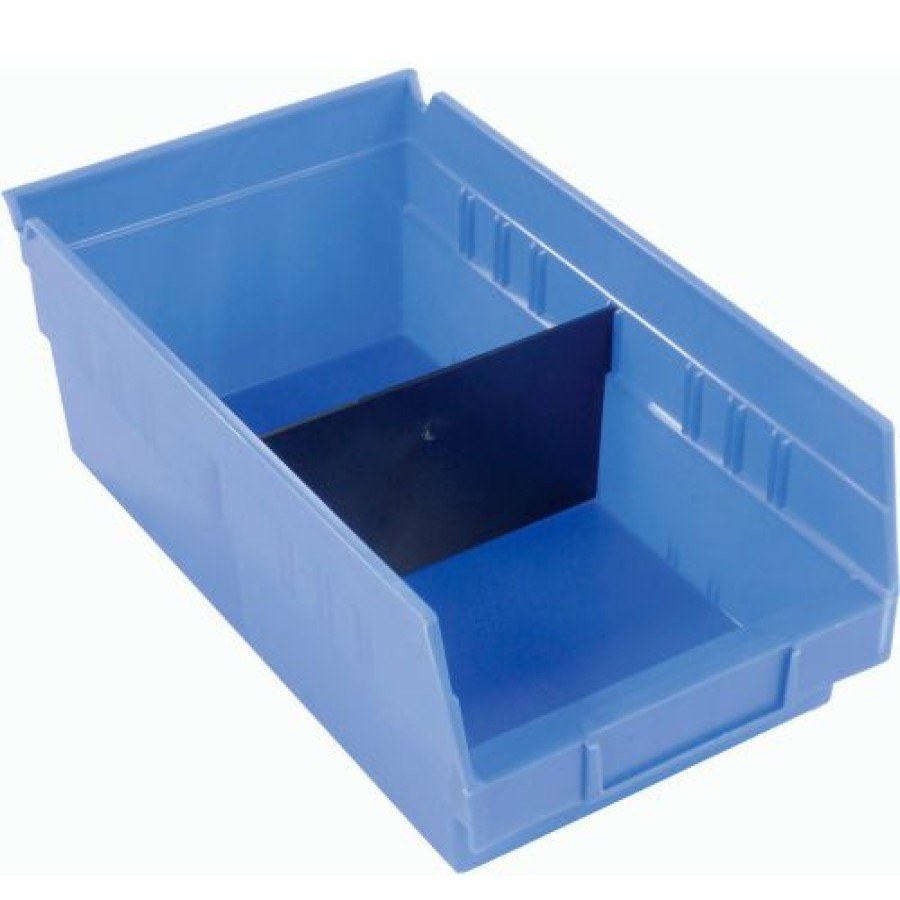 Containers & Organizers * | Akro-Mils Shelf Bin Divider 40150 For 8"W X 4"H Shelf Bins, Black, Price Pack Of 24