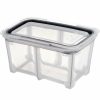 Containers & Organizers * | Araven 01803 Food Storage Container W/Lid, Silicone, 5.6 Qt., 1/3 Size, Translucent Pkg Qty 4