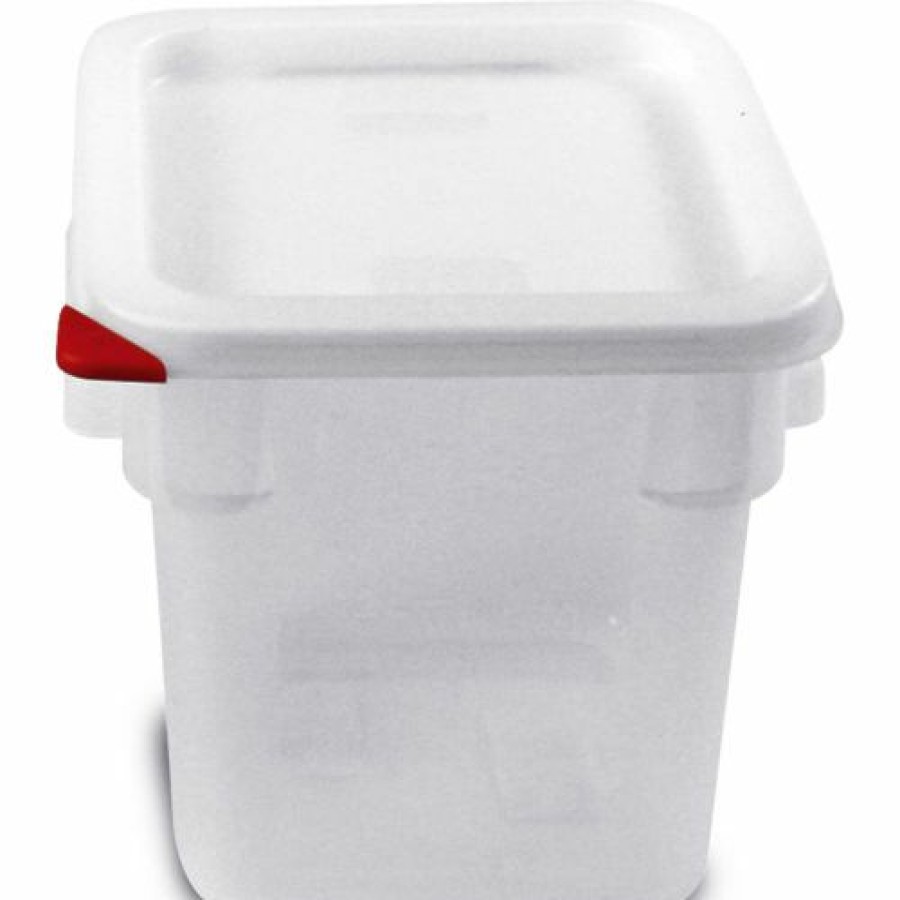 Containers & Organizers * | Araven 91861 Food Storage Container W/Lid, Polycarbonate, 4.2 Qt., Colorclip , Transparent Pkg Qty 6