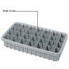 Containers & Organizers * | Dandux Width Divider 50P0010027 For Dividable Nesting Box 50P1811030, Gray Pkg Qty 6