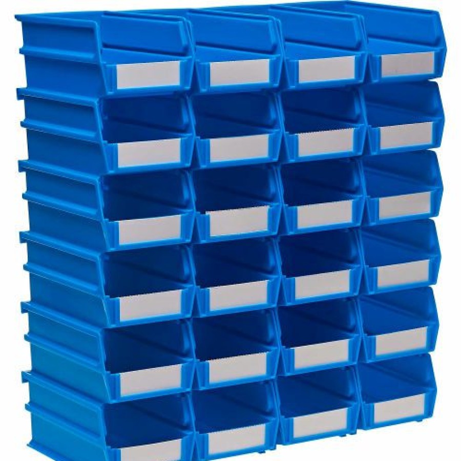 Containers & Organizers * | Triton Products Locbin, 3-220B, 7-3/8"L X 4-1/8"W X 3"H, Blue (24 Pc)