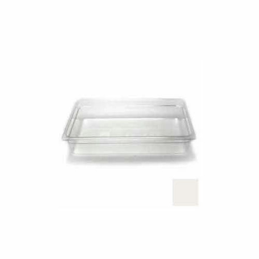 Containers & Organizers * | Cambro 14Cw148 Camwear Food Pan, Plastic, Full Size, 4" Deep, Polycarbonate, White, Nsf Pkg Qty 6