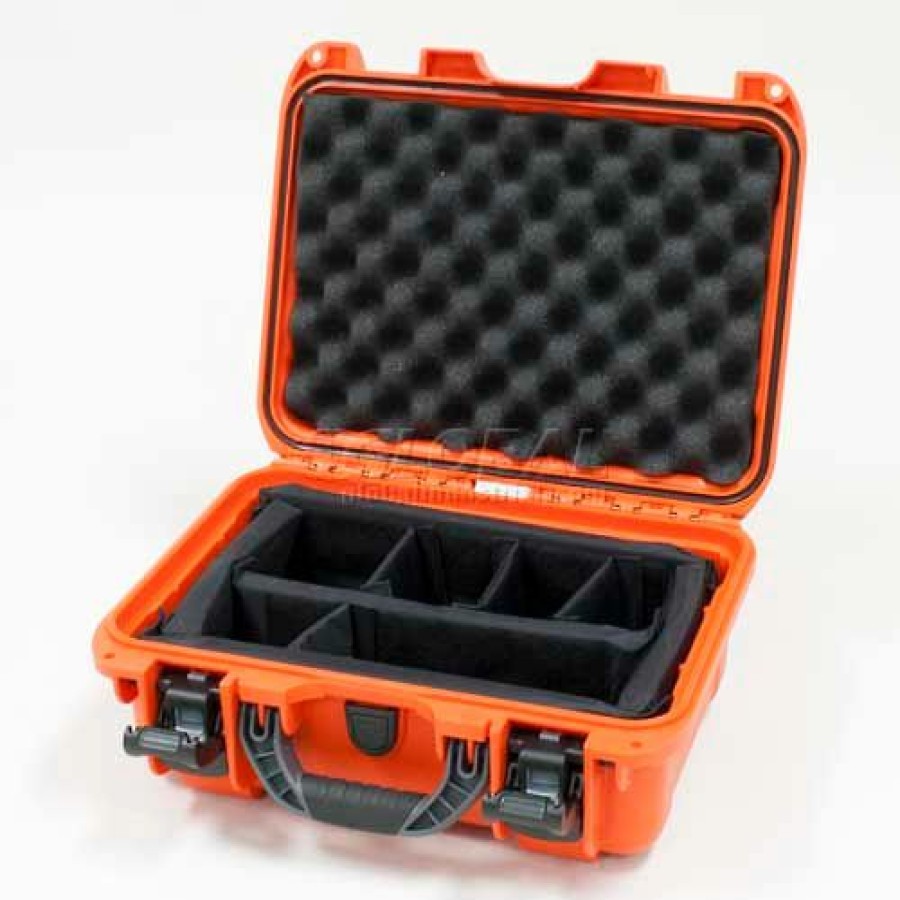 Containers & Organizers * | Nanuk 915 Case W/Padded Divider, 15-3/8"L X 12-1/8"W X 6-13/16"H, Orange