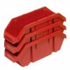 Containers & Organizers * | Quantum Storage Systems Quantum Plastic Quickpick Double Hopper Bin, 6-5/8"W X 9-1/2"D X 5"H, Red Pkg Qty 20