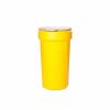 Containers & Organizers * | Eagle Mfg Eagle 55 Gal. Yellow Plastic Open-Head Tapered Lab Pack Drum 1655M Metal Lever-Lock Ring