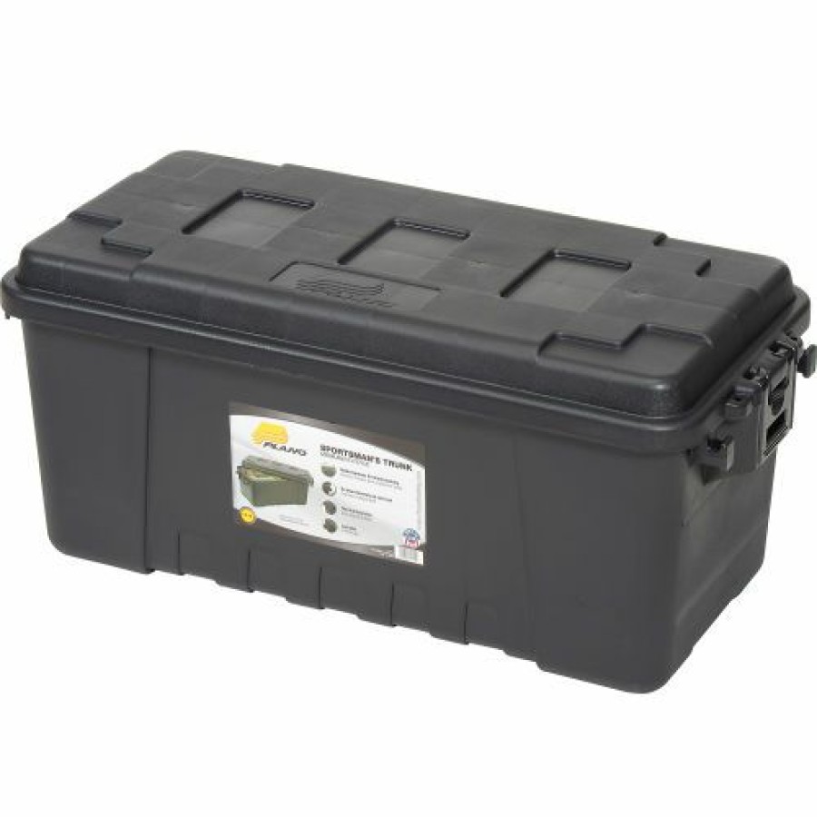 Containers & Organizers * | Plano Molding 1719-00 68 Quart Storage Trunk, 30"L X 14-1/4"W X 12-3/4"H, Black