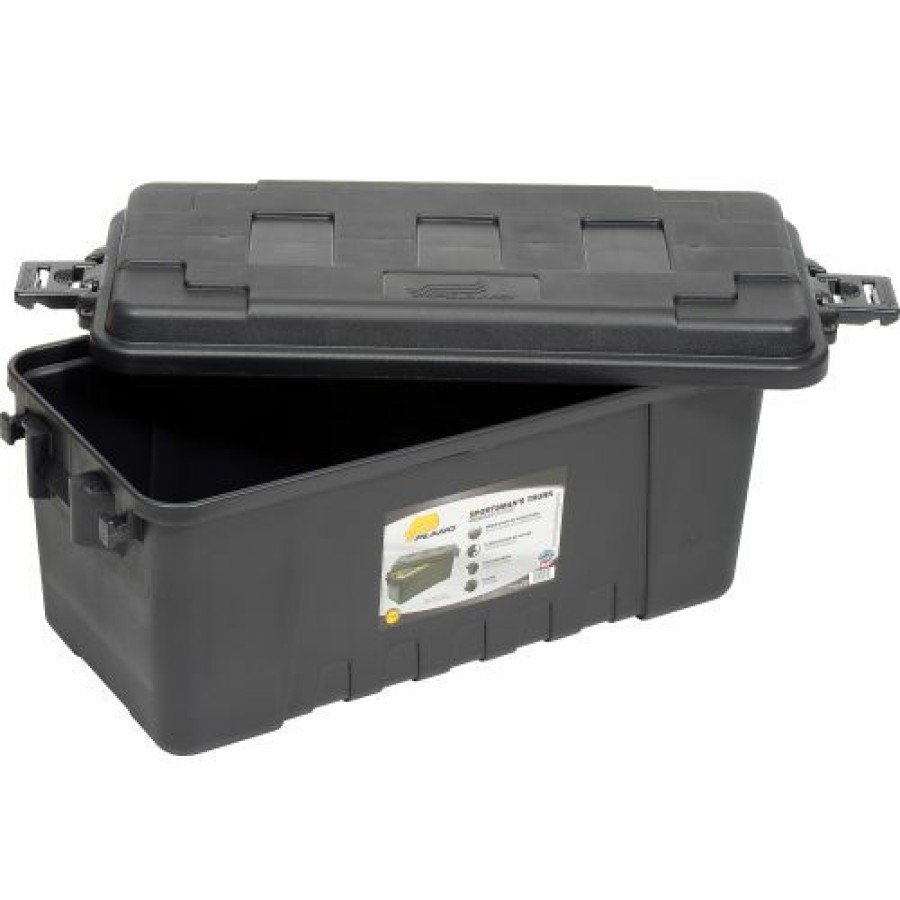 Containers & Organizers * | Plano Molding 1719-00 68 Quart Storage Trunk, 30"L X 14-1/4"W X 12-3/4"H, Black