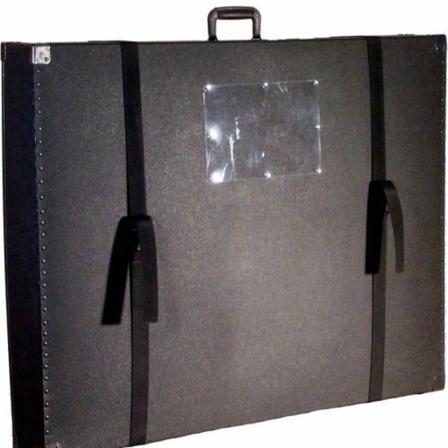 Containers & Organizers * | Case Design 275 Omni Telescoping Case Lined With 1/2" Foam-Trade Show Case-52"L X 32"W X8"H, Black