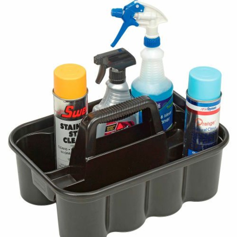 Containers & Organizers * | Rubbermaid Deluxe Carry Caddy Fg315488Bla