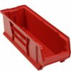 Containers & Organizers * | Quantum Storage Systems Quantum Plastic Hulk Stacking Bin, 8-1/4"W X 24"D X 9"H, Red Pkg Qty 6