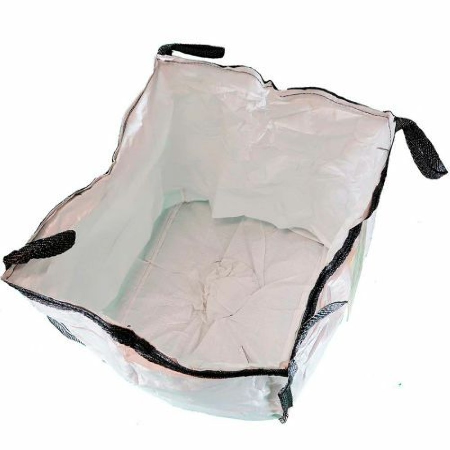 Containers & Organizers * | Shoptough Commercial Fibc Bulk Bags Duffel Top, Flat Bottom 2205 Lbs Pp, 35 X 35 X 40 Pack Of 5