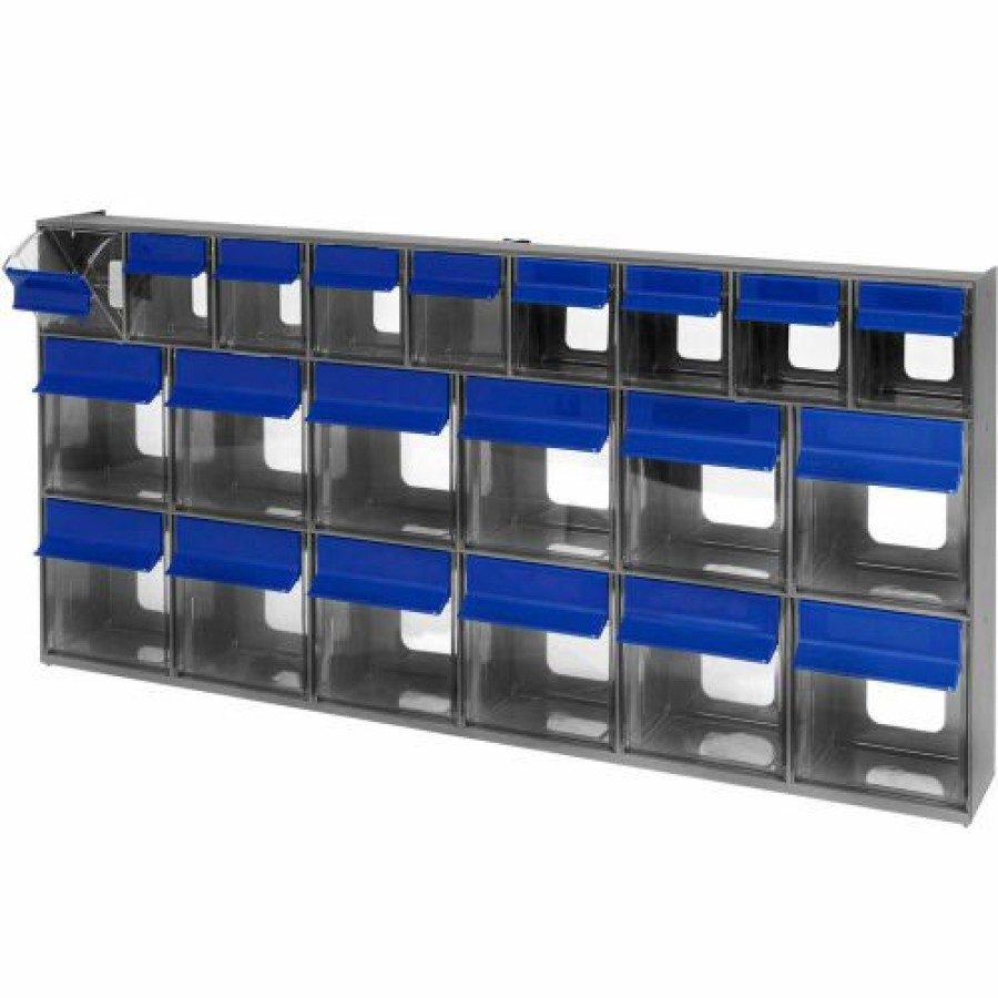 Containers & Organizers * | Quantum Storage Systems Quantum Tip Out Storage Bin Qtb669 3-5/8"L X 23-5/8"W X 11-3/16"H Gray