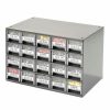 Containers & Organizers * | Akro-Mils Steel Small Parts Storage Cabinet 19320 17"W X 11"D X 11"H W/ 20 Gray Drawers