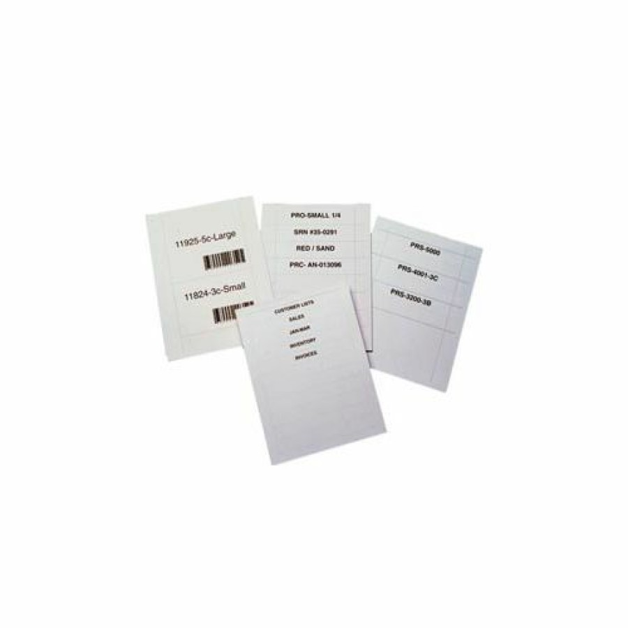 Liquid Storage Tanks * | Aigner Laser Insert Sheets, Letter Pref. 1-1/4" X 3" (800 Pcs/Pkg)