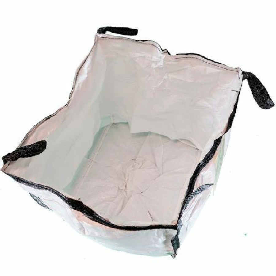 Containers & Organizers * | Shoptough Commercial Fibc Bulk Bags Duffel Top, Flat Bottom 2205 Lbs Pp, 35 X 35 X 40 Pack Of 1