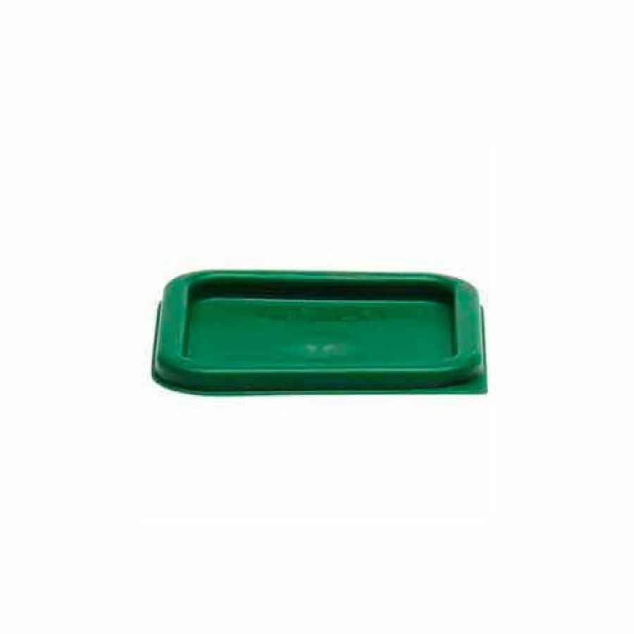 Containers & Organizers * | Cambro Sfc2452 Cover, For 2 And 4 Qt. Containers, Kelly Green Polyethylene, Nsf Pkg Qty 6