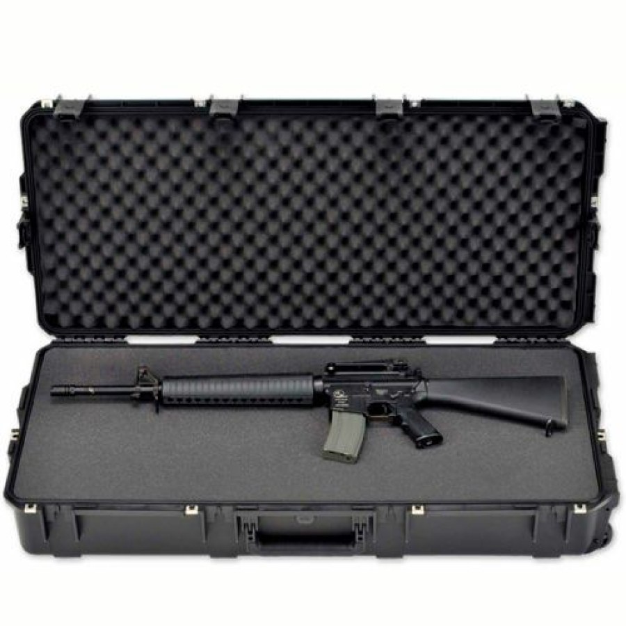 Containers & Organizers * | Skb Corporation Skb Iseries Mil-Spec Ar/Short Rifle Case 3I-4217-7M-L Military Green 45-1/8"L X 19-7/16"W