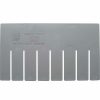 Containers & Organizers * | Quantum Storage Systems Quantam Storage Short Divider, 8"L X 4"W X 2"H, Gray, Polyprolylene