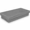 Containers & Organizers * | United Visual Products Plastic Utility Tray Gray 26" L X 12-1/2" W X 4-1/2 H Pkg Qty 5