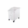 Containers & Organizers * | Cambro Ibs37148-Mobile Ingredient Bin W/Lid, Polyethlene, 37 Gal, White