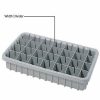 Containers & Organizers * | Dandux Width Divider 50P0010067 For Dividable Nesting Box 50P1811070, Gray Pkg Qty 6