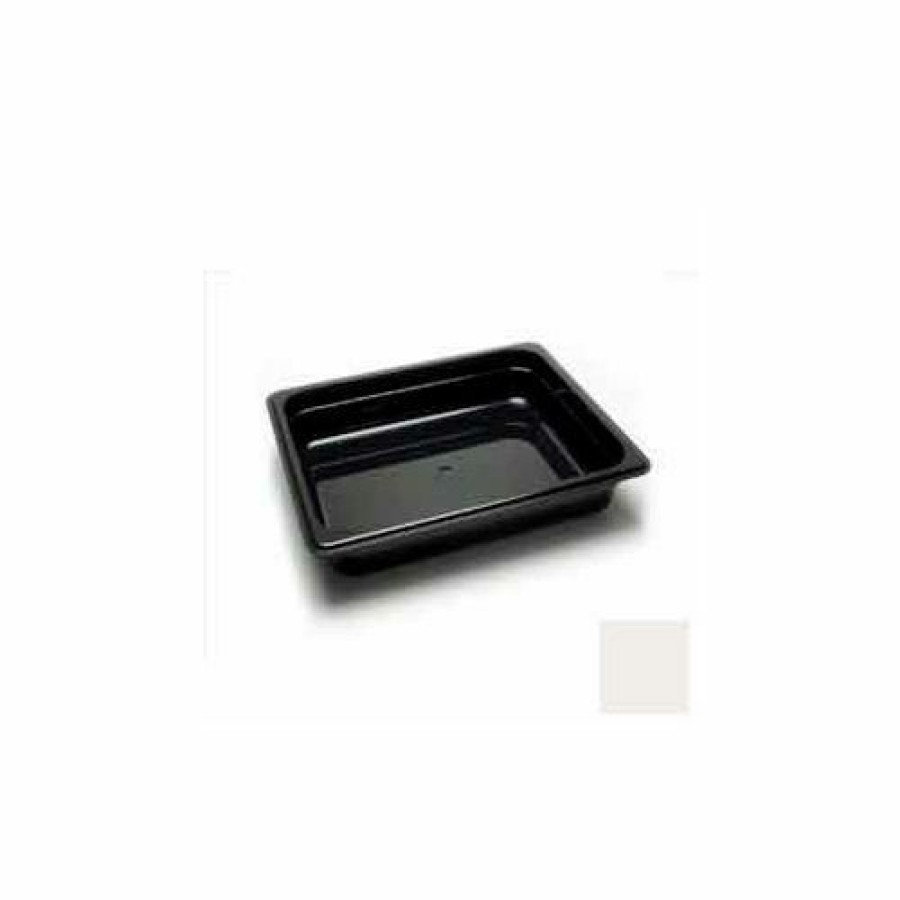 Containers & Organizers * | Cambro 22Cw148 Camwear Food Pan, 1/2 Size, 2-1/2" Deep, Polycarbonate, White, Nsf Pkg Qty 6