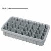 Containers & Organizers * | Dandux Width Divider 50P0015067 For Dividable Nesting Box 50P1816070, Gray Pkg Qty 6