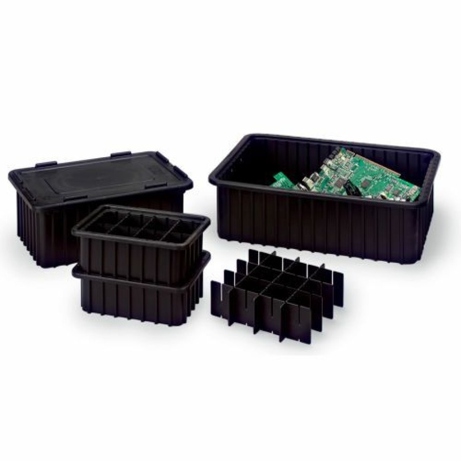 Liquid Storage Tanks * | Lewisbins Cdc2040-Xl Snap-On Lids For Conductive Divider Boxes Dc2000 Series