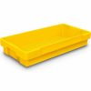 Containers & Organizers * | United Visual Products Plastic Utility Tray Yellow 26" L X 12-1/2" W X 4-1/2 H Pkg Qty 5