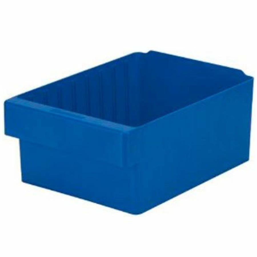 Containers & Organizers * | Akro-Mils Dividable Akrodrawer 31182 8-3/8"W X 11-5/8"D X 4-5/8"H, Blue Pkg Qty 4