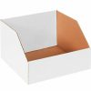 Containers & Organizers * | Global Industrial Jumbo Open Top Corrugated Bin Boxes, 12"Wx12"Dx8"H, White Pkg Qty 25