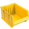 Containers & Organizers * | Quantum Storage Systems Quantum Plastic Hulk Stacking Bin, 16-1/2"W X 24"D X 11"H, Yellow