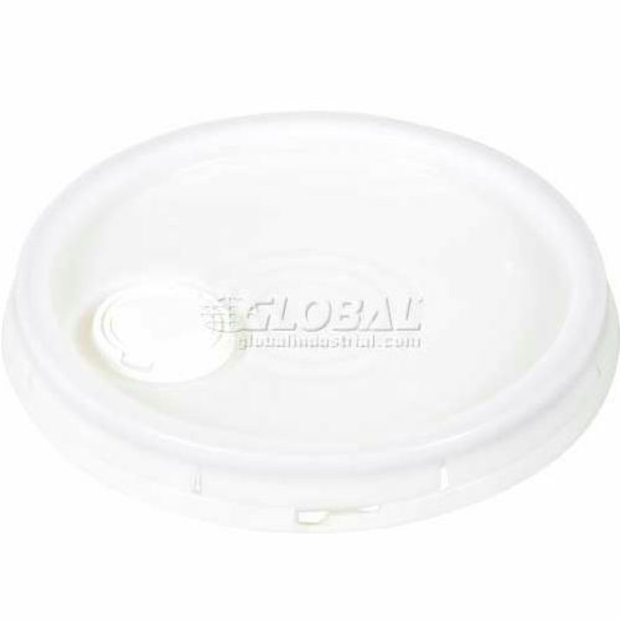 Containers & Organizers * | Vestil Tear-Tab Lid & Plastic Spout Lid-54-Pnst 3 , 5 & 6 Gal Open Head Pails