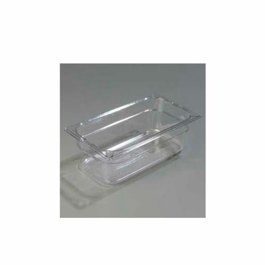 Containers & Organizers * | Carlisle 1026107 Topnotch One-Third Size Food Pan 12-3/4" X 7", Clear Pkg Qty 6