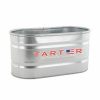 Containers & Organizers * | Tarter Farm & Ranch Tarter Galvanized Stock Tank 165 Gallon, 46-1/2 To 49-1/2"L X 46-1/2 To 49-1/2"W X 24"H