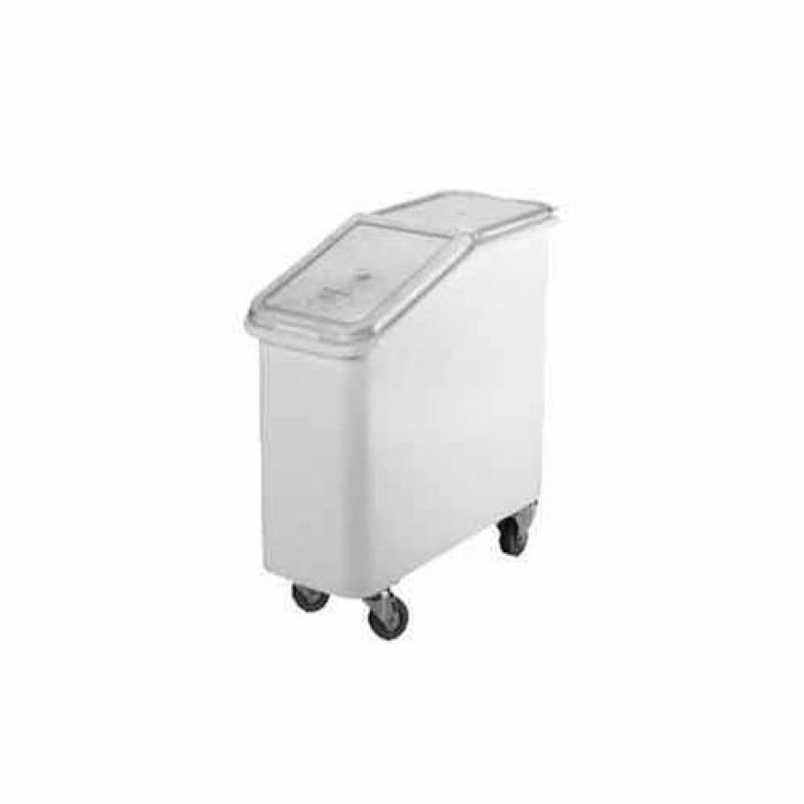 Containers & Organizers * | Cambro-Ibs20148, Mobile Ingredient Bin W/Lid, Polyethylene, 21 Gal., White